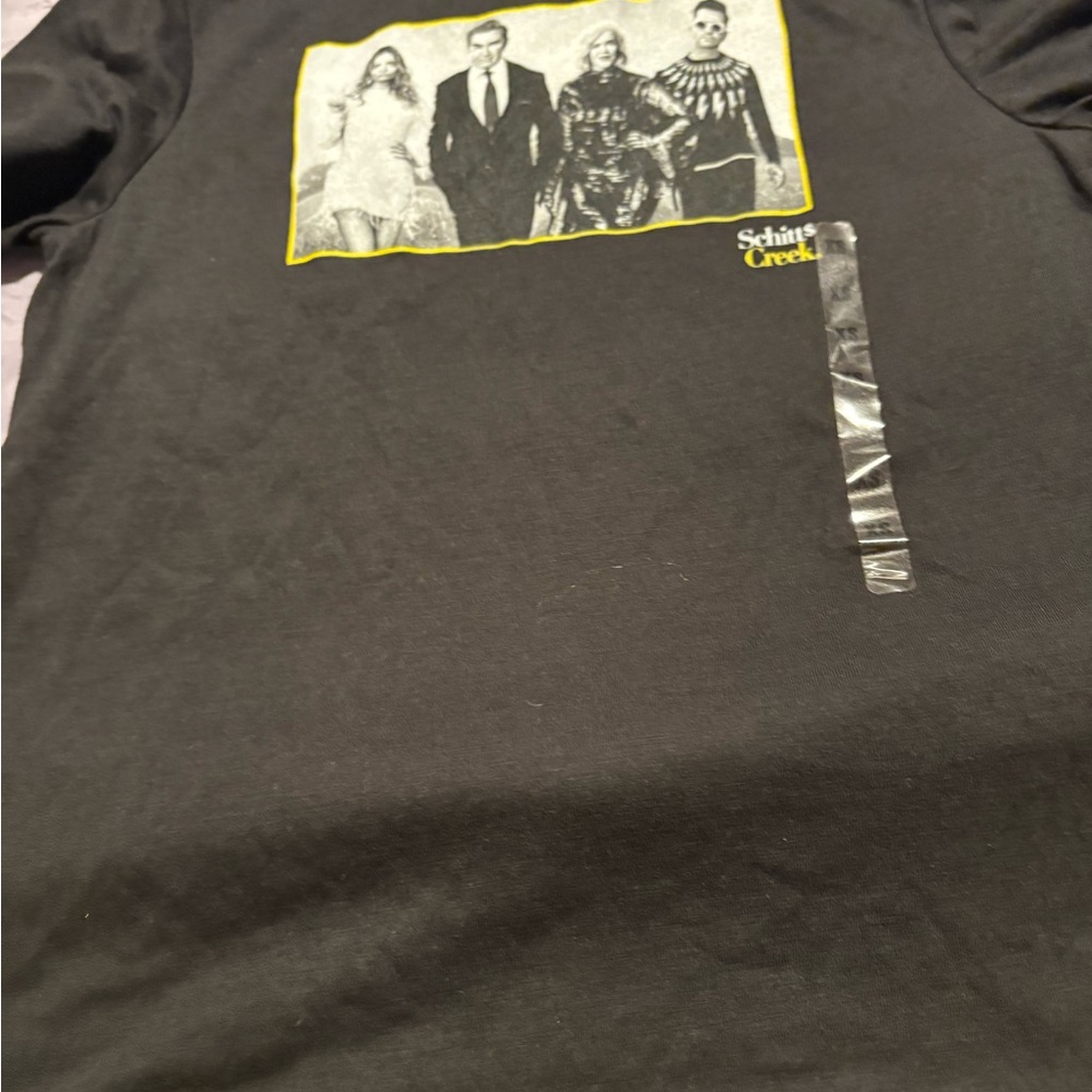 Black Short Sleeve Graphic Tee